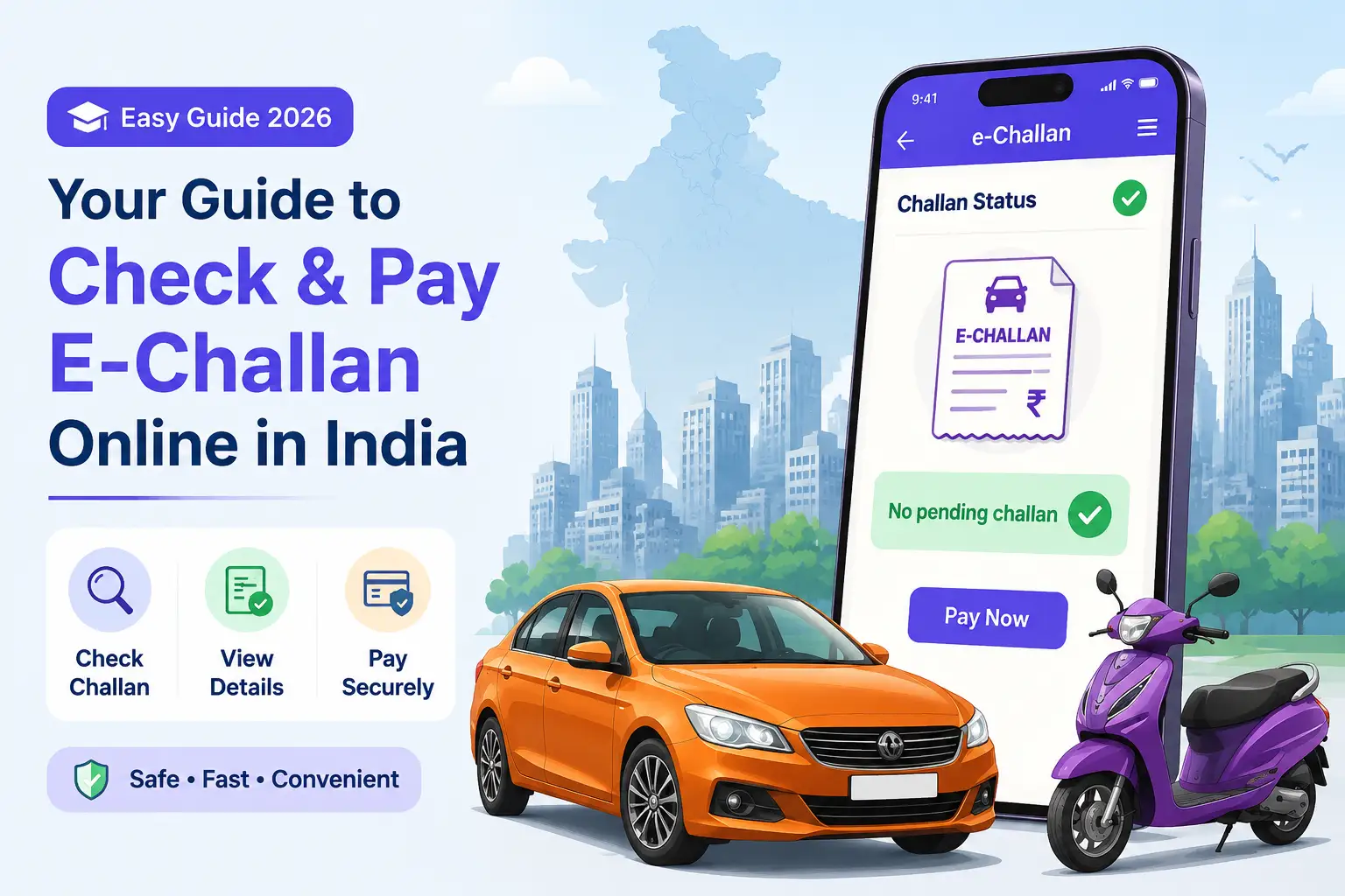 How to Check and Pay E-Challan Online in India (2026) – Complete Guide, Status & Payment Methods
