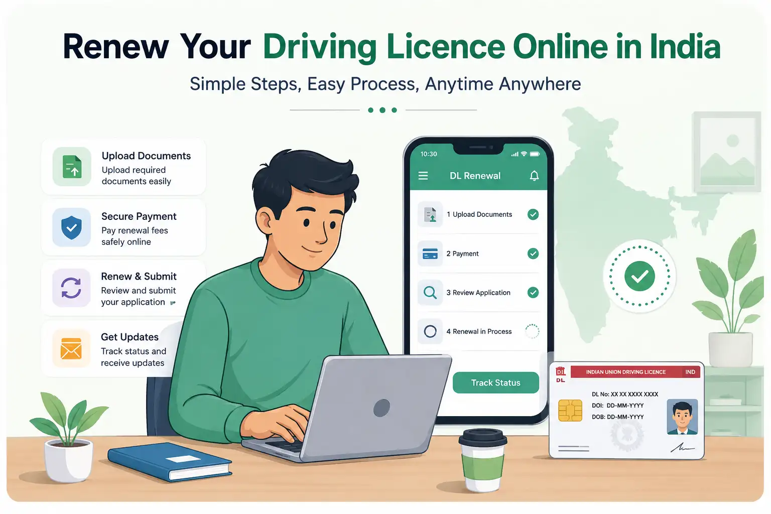 Driving Licence Renewal Online India : Process, Fees, Documents & Renewal Guide